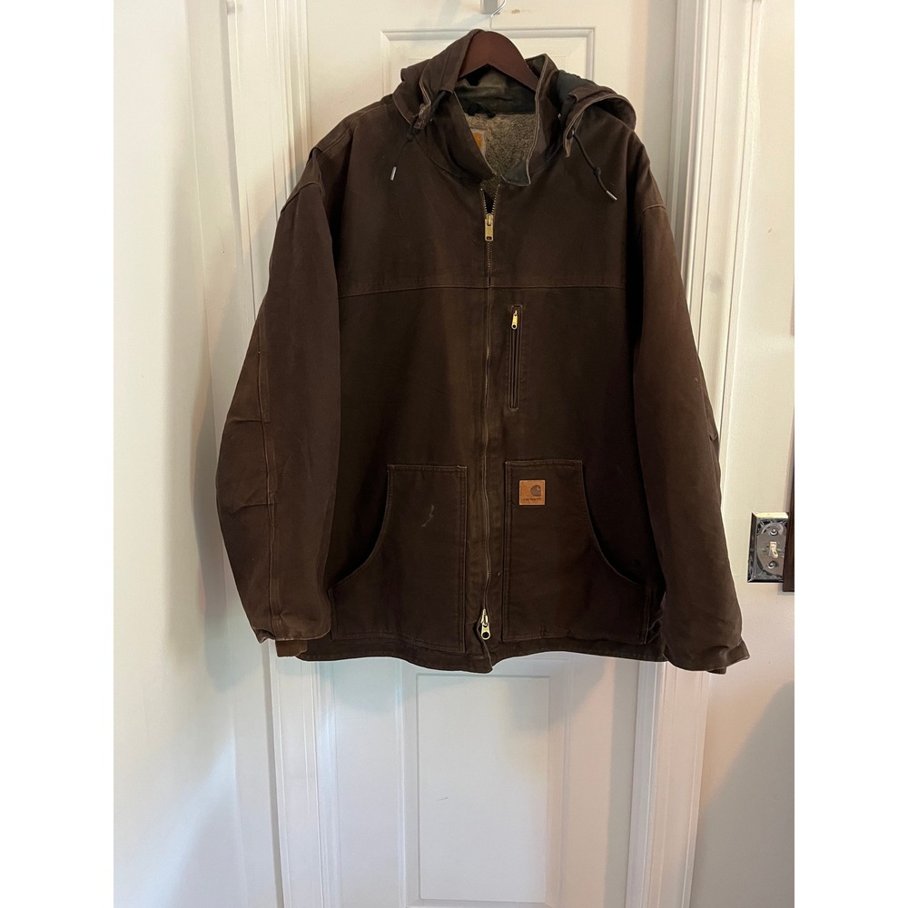 Carhartt Sherpa Lined Hooded Work Jacket‎